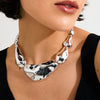FREE statement necklace silverplated