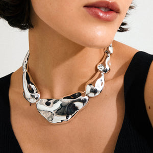 FREE statement necklace silverplated