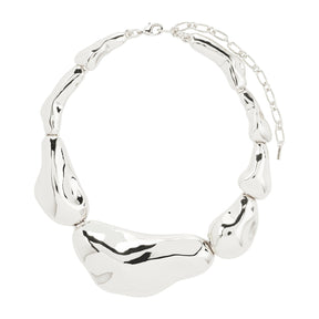 FREE statement necklace silverplated