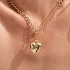 Pilgrim Full Heart Pendant Charm, Gold