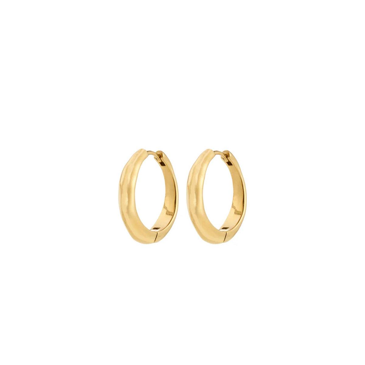 HARRISON hoops goldplated