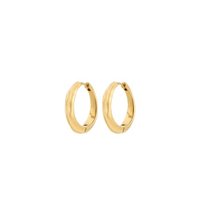 HARRISON hoops goldplated