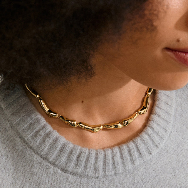 HARRISON necklace goldplated