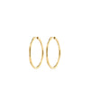 Pilgrim Haze Hoop Earrings, Gold