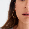 Pilgrim Haze Hoop Earrings, Gold
