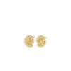 Pilgrim Haze Shell Earrings, Gold