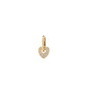 Pilgrim Heart Pendant Charm, Gold