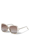 Pilgrim Hella Sunglasses, Light Brown