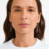 Pilgrim Here Chain Drop Earrings, Silver