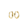 Pilgrim Here Hoop Earrings, Gold