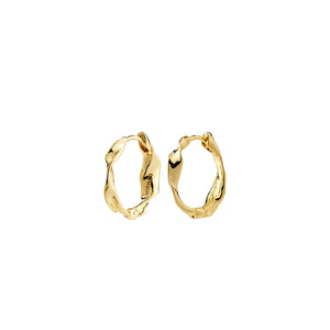 Pilgrim Here Hoop Earrings, Gold