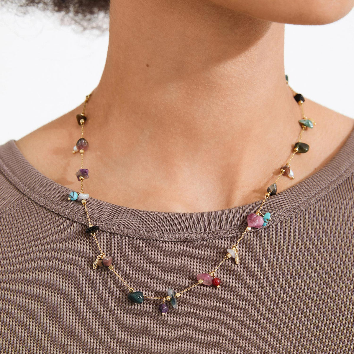 Pilgrim Here Necklace, Gold