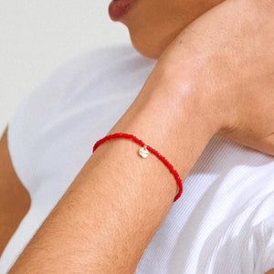 Pilgrim Indie Beaded Bracelet, Red