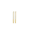 Pilgrim Inner Chain Earrings, Silver & Gold