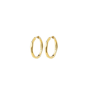 Pilgrim Inner Hoop Earrings, Gold
