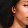 Pilgrim Inner Hoop Earrings, Gold