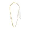 Pilgrim Inner Set of 2 Necklaces, Silver & Gold