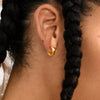 Pilgrim Instant Huggie Hoop Earrings, Gold
