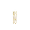 Pilgrim Intent Chain Drop Earrings, Gold
