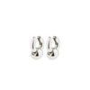 Pilgrim Intent Chunky Hoop Earrings, Silver