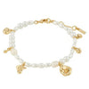 Pilgrim Intent Pearl Bracelet, Gold
