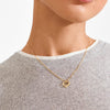 Pilgrim Iris Necklace, Silver