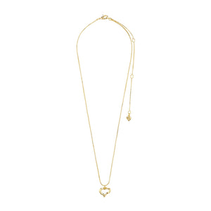 Pilgrim Iris Necklace, Silver