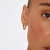 Pilgrim Ivarin Heart Earrings, Gold