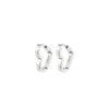 Pilgrim Ivarin Heart Earrings, Silver