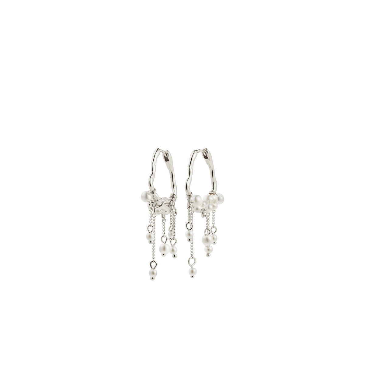 JASPER earrings silverplated