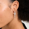 JASPER earrings silverplated