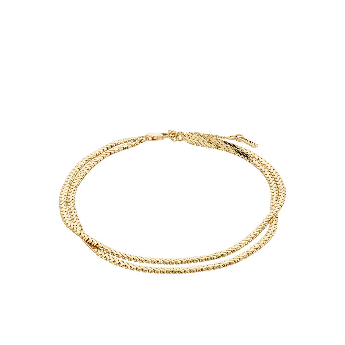 Pilgrim Jelona Set of 2 Ankle Bracelets, Gold