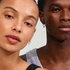 Pilgrim Joa Crystal Hoop Earrings, Gold