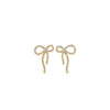 Pilgrim Jolanta Bow Earrings, Gold