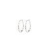 Pilgrim Jorun Hoop Earrings, Silver