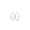 Pilgrim Jorun Large Hoop Earrings, Silver