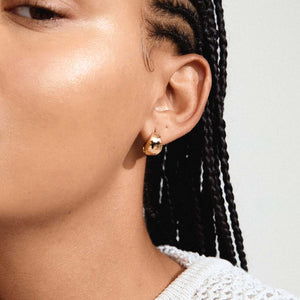 Pilgrim Jua Earrings, Gold