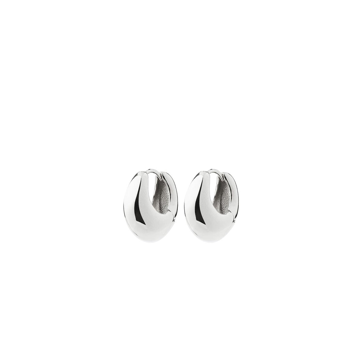 Pilgrim Kaiora Hoop Earrings, Silver