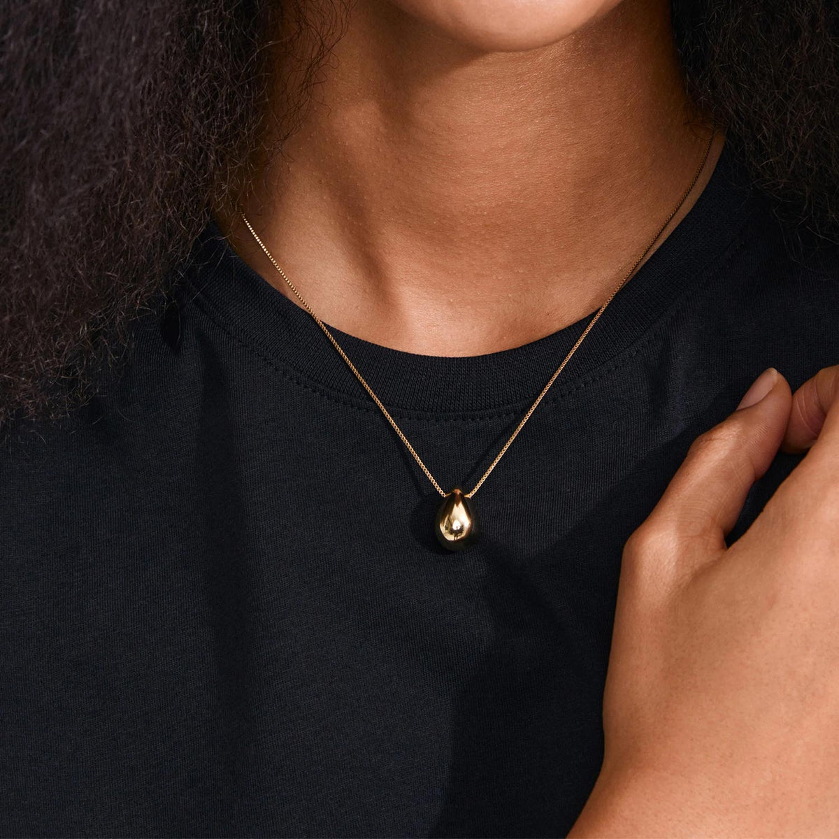 Pilgrim Kaisyn Droplet Necklace, Gold