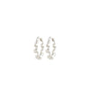 Pilgrim Larisa Twist Earrings, Silver