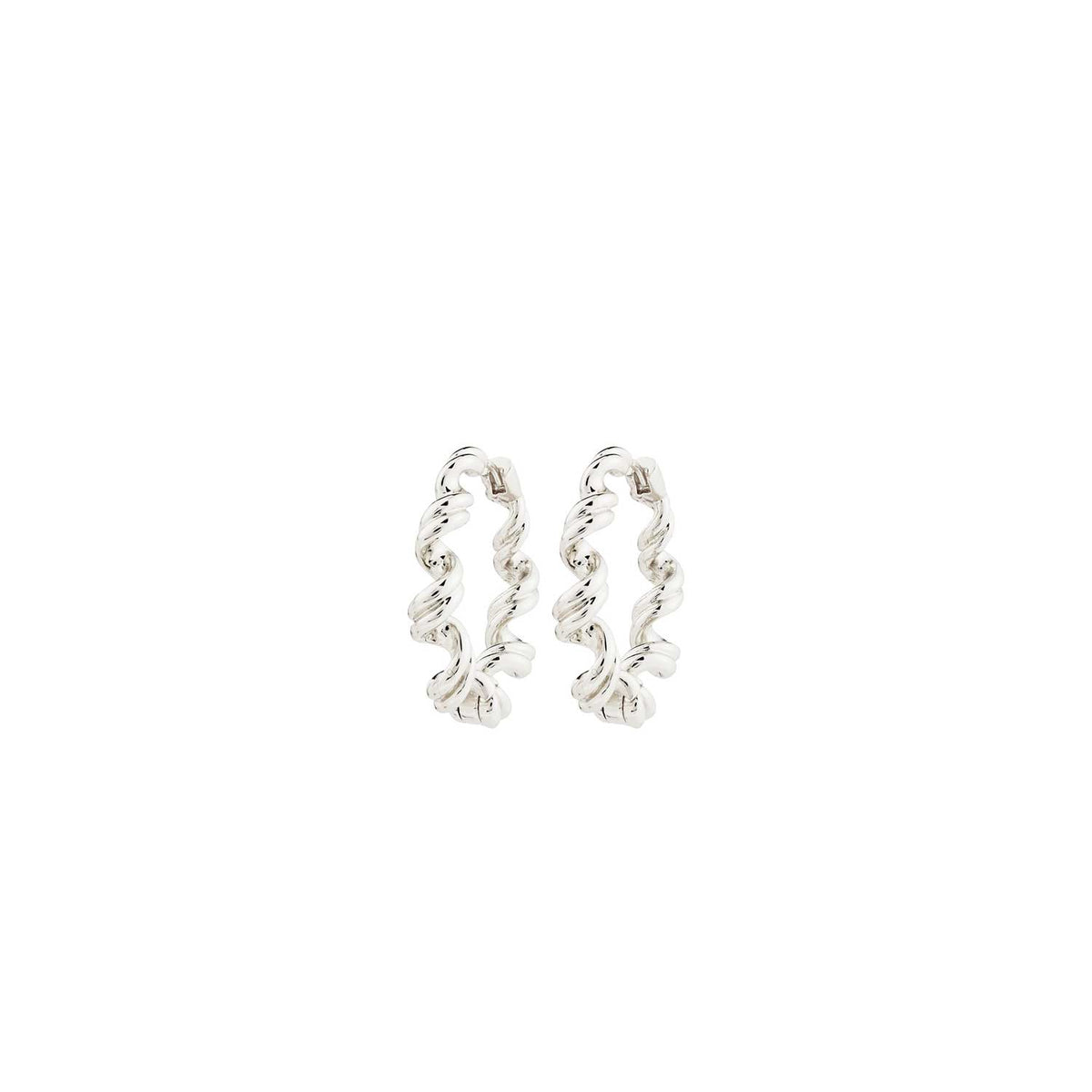 Pilgrim Larisa Twist Earrings, Silver