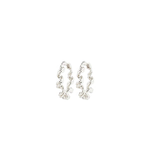 Pilgrim Larisa Twist Earrings, Silver