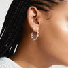 Pilgrim Larisa Twist Earrings, Silver