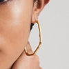 Pilgrim Light Maxi Hoops, Gold