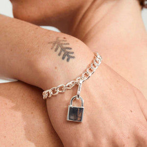 Pilgrim Locket Pendant Charm, Silver