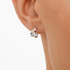 Pilgrim Lonnie Huggie Earrings, Silver