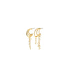 Pilgrim Lunith Earrings, Gold