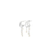 Pilgrim Lunith Earrings, Silver