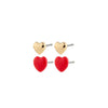 Pilgrim Maeve Set of 2 Heart Earrings, Gold