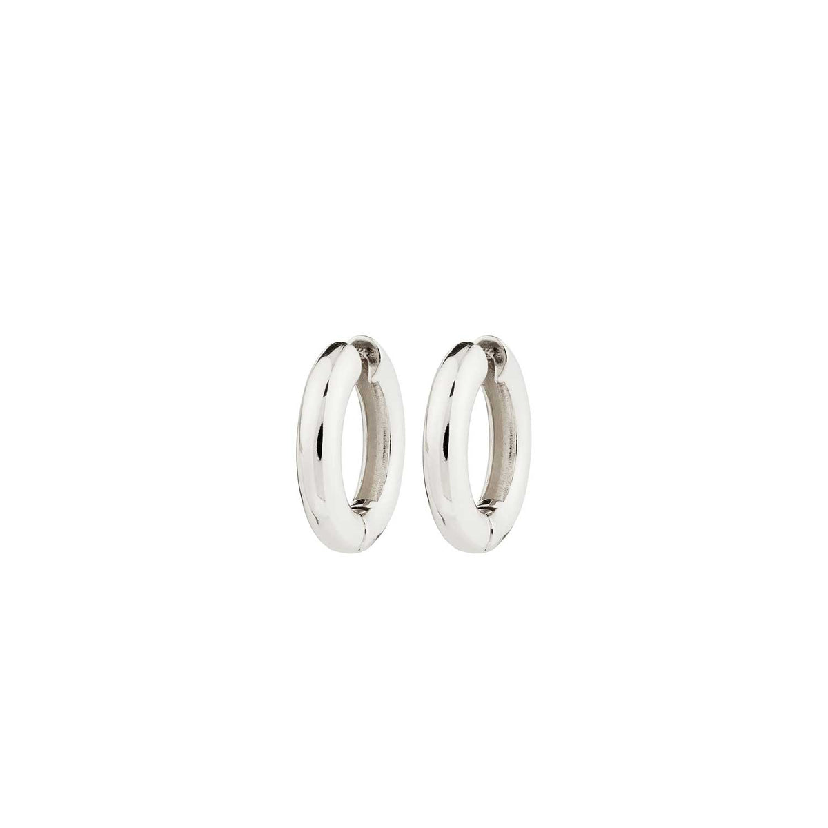 Pilgrim Marlo Chunky Hoop Earrings, Silver